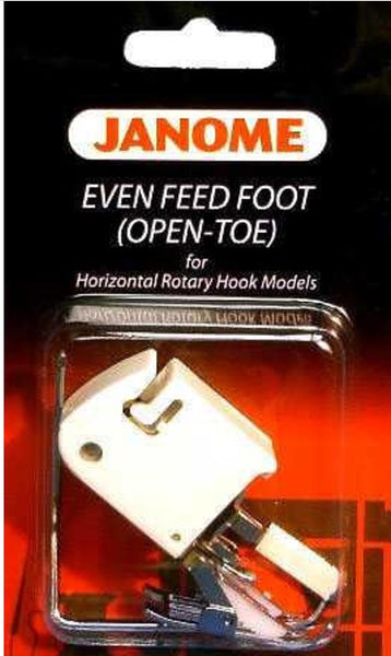 Janome Top-Load - Even Feed Foot (Open Toe) with Quilt Guide - 200339007