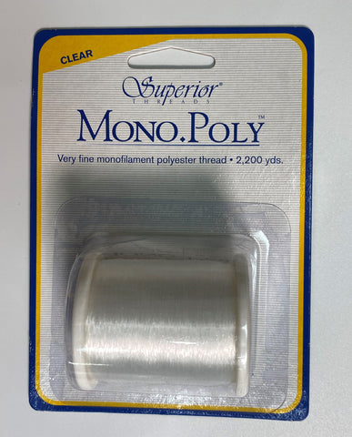 Superior Mono-Poly Invisible Thread - Clear