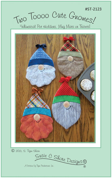 Gnome Christmas Pot Holder, 9by7inches 