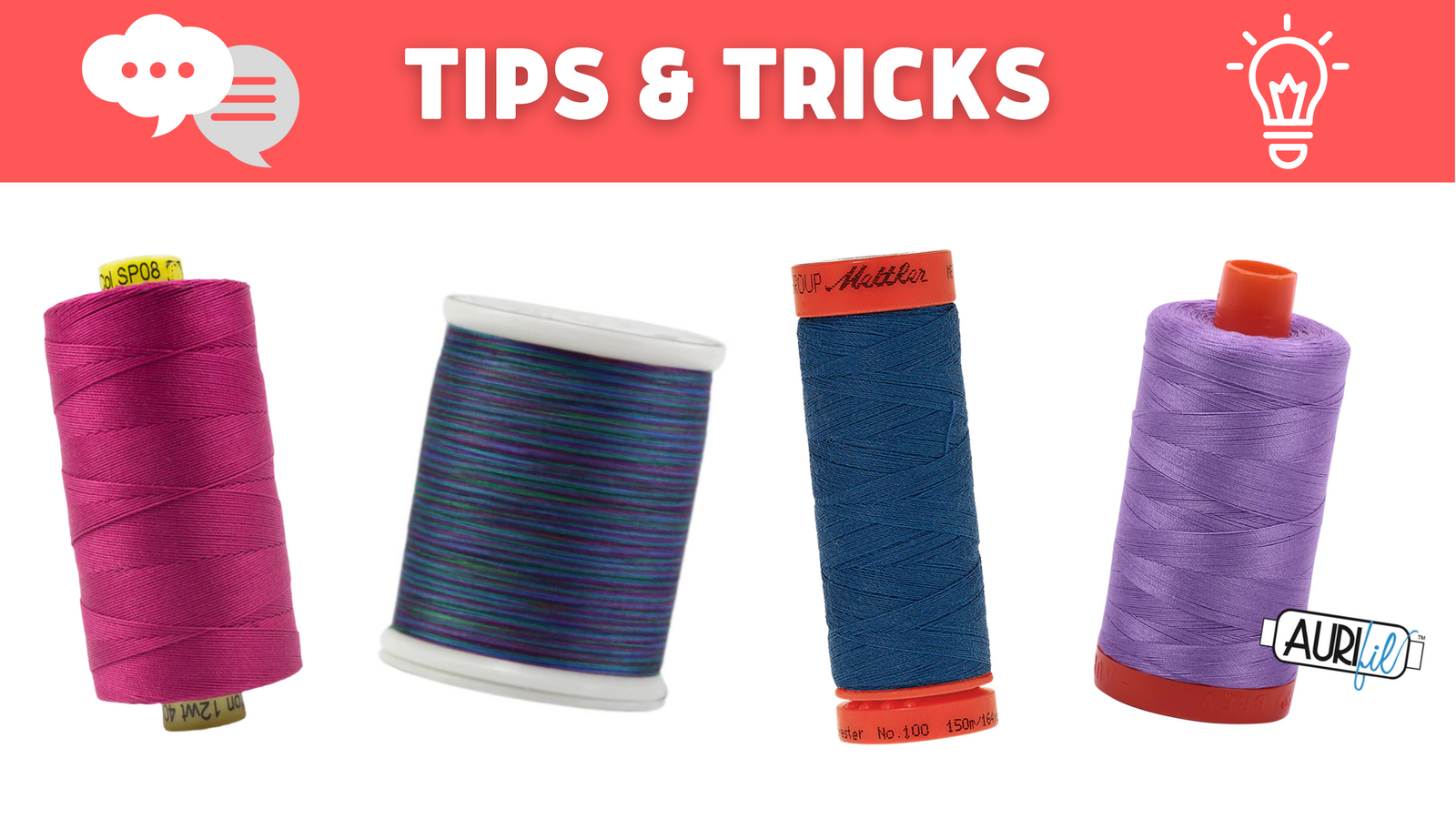 WonderFil Specialty Threads - Differences Between Thread Weights: Where to  Use Them & How They Look