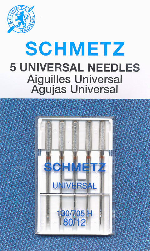 Schmetz Universal Sewing Machine Needles 130/705H 15x1H Size 90/14