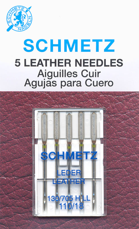 Bernina Leather Needles Size 90/14 – 5 Pack
