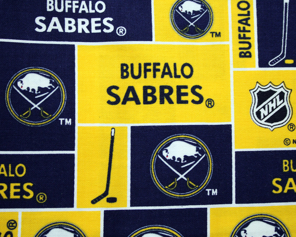 New NHL Buffalo Sabres old time jersey style mid weight cotton